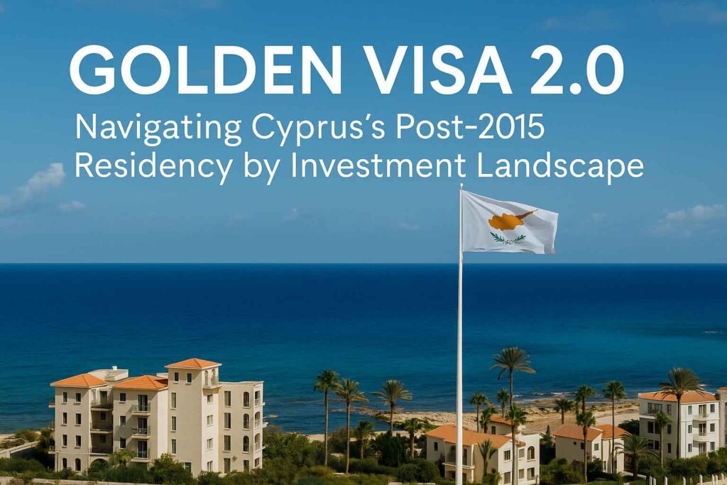 Golden Visa 2.0 Navigating Cyprus's Post-2015 Residency by Investment Landscape