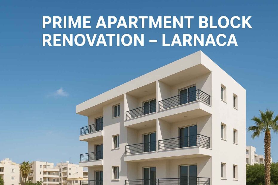 Prime Apartment Block Renovation – Larnaca