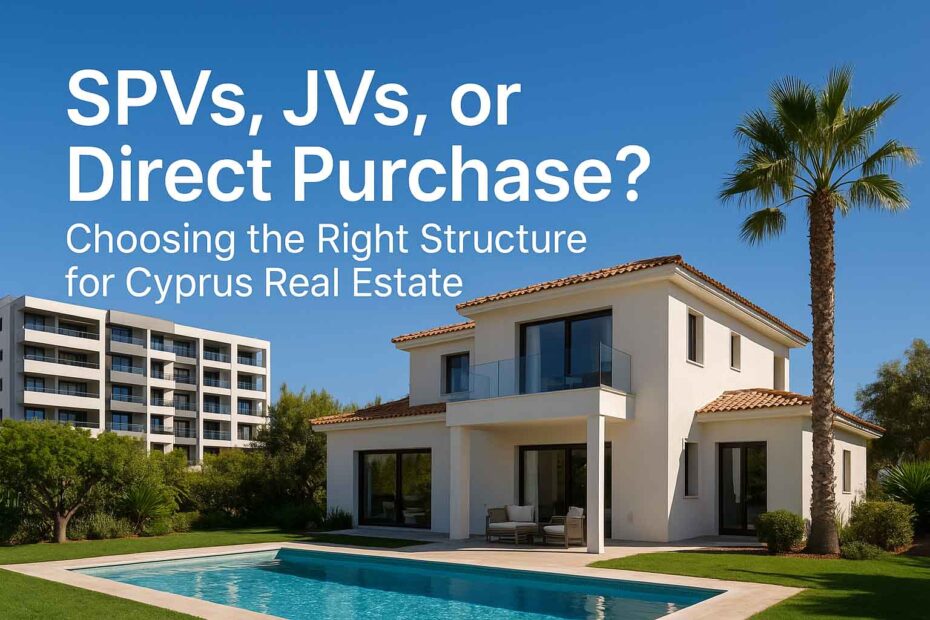 SPVs, JVs, or Direct Purchase?
